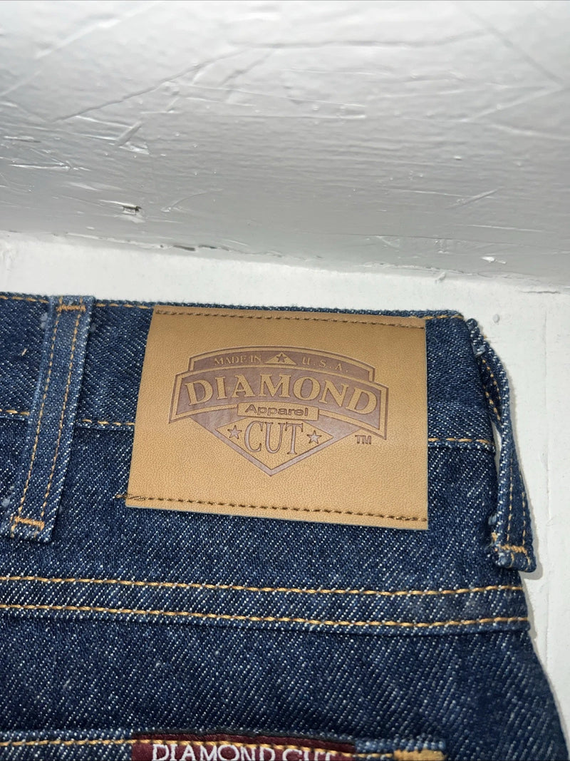 New Men’s Diamond Cut Regular Fit Denim Jeans. 19/20x36 J-21