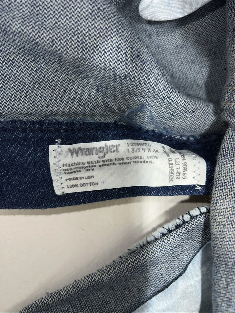 New Men’s Cowboy Cut Classic Fit Wrangler Denim Jeans. 13/14x34 G-13