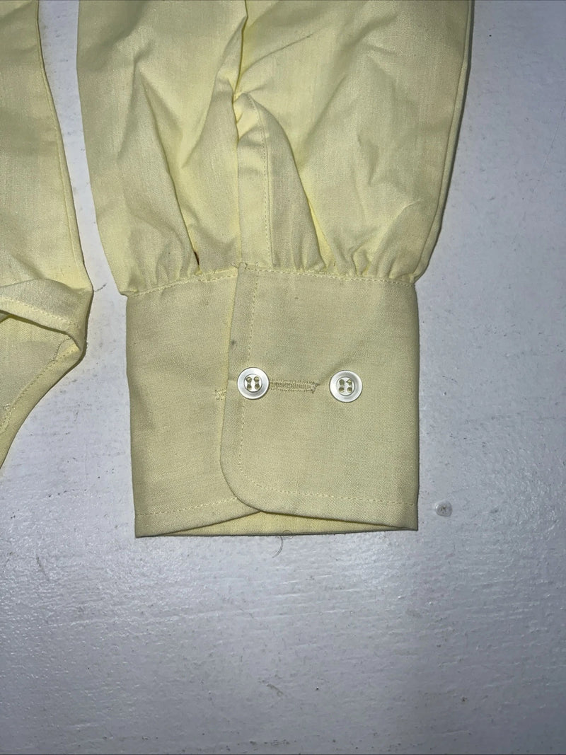 New Women’s Yellow Mustang Long Sleeve Button Up English Riding Shirt. 32 G-25