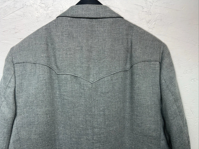 New Men’s Gray HbarC California Ranchwear Dress Coat 42R WW-54