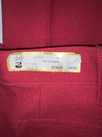 New Vintage Red Dickson Jenkins Polyester Pants #9928 3A-43