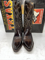 New Women’s Brown Texas Brand Cowboy Boots. 4411 6.5 6 1/2 M. 19-134