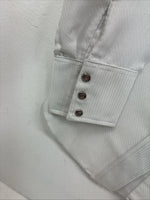New Women’s Panhandle Slim Gray Long Sleeve Pearl Snap Size 30 KK-14