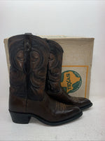 New Men’s Brown Texas Brand Cowboy Boots. 6611 9.5 9 1/2 E E. 4-43