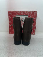 New Youth Brown Lace Up Texas Brand Cowboy Boots. B 1361 5.5 5 1/2 D. 2-131