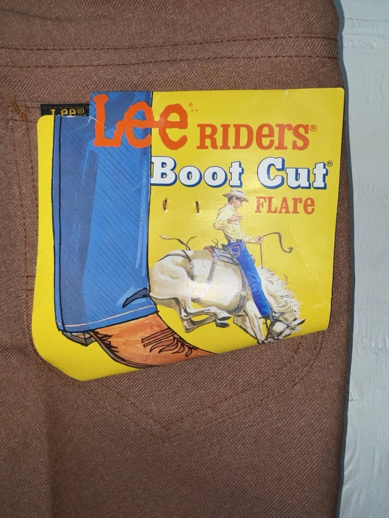 New Vintage Orange Lee Polyester Pants #2032628 SS-40
