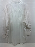 New Men’s Panhandle Slim White Long Sleeve Pearl Snap 18.5 2XL AA-114
