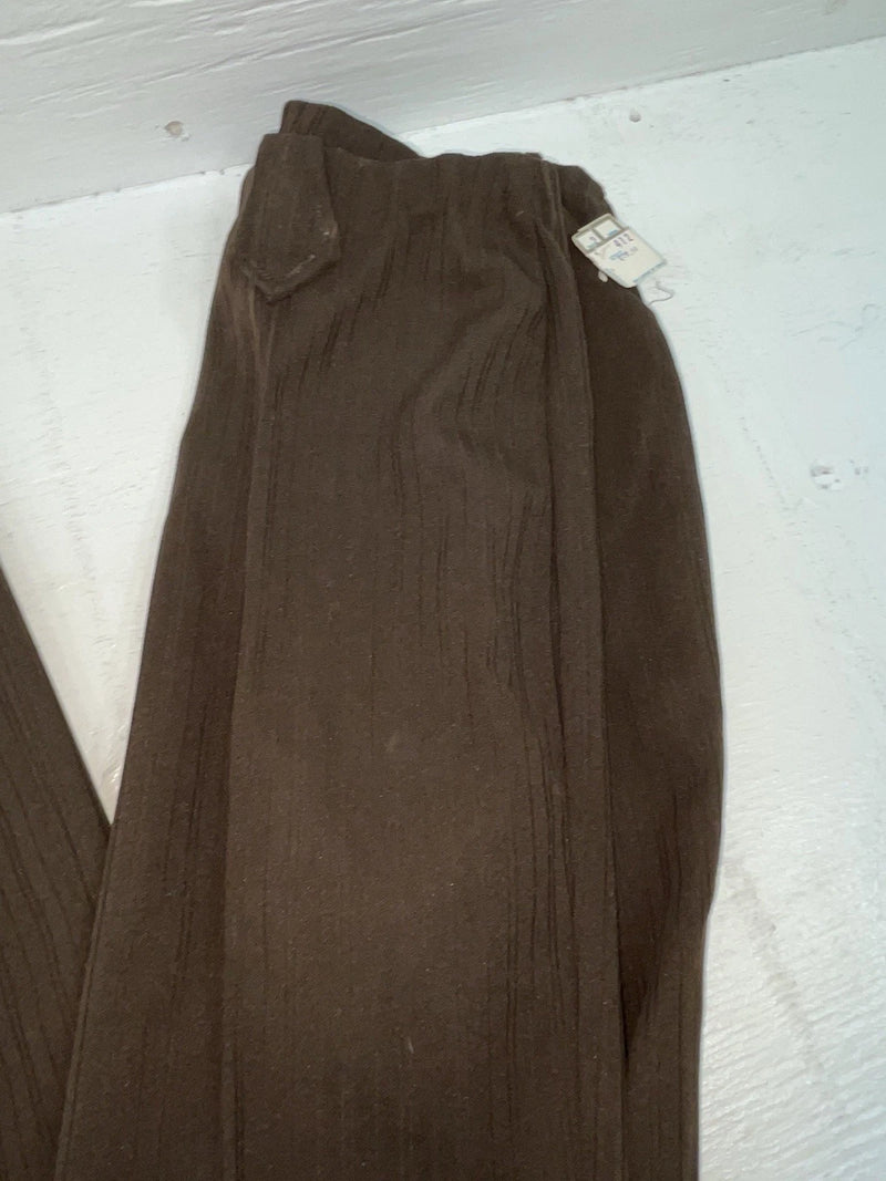New Vintage Brown Handler Polyester Pants #412 3A-14