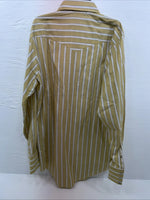 New Men’s Fenton Yellow Long Sleeve Pearl Snap Medium B-96