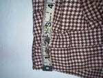 New Vintage Red And White Checkered Lee Polyester Pants #2600362 SS-74