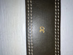New Black Genuine Leather Tex Tan Tooled 30” Belt #955 NN-4