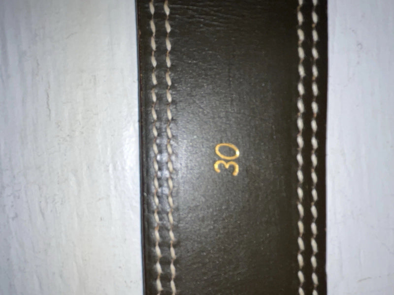 New Black Genuine Leather Tex Tan Tooled 30” Belt #955 NN-4