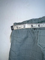 New Vintage Green Plaid Panhandle Slim Polyester Pants #1218 NN-152
