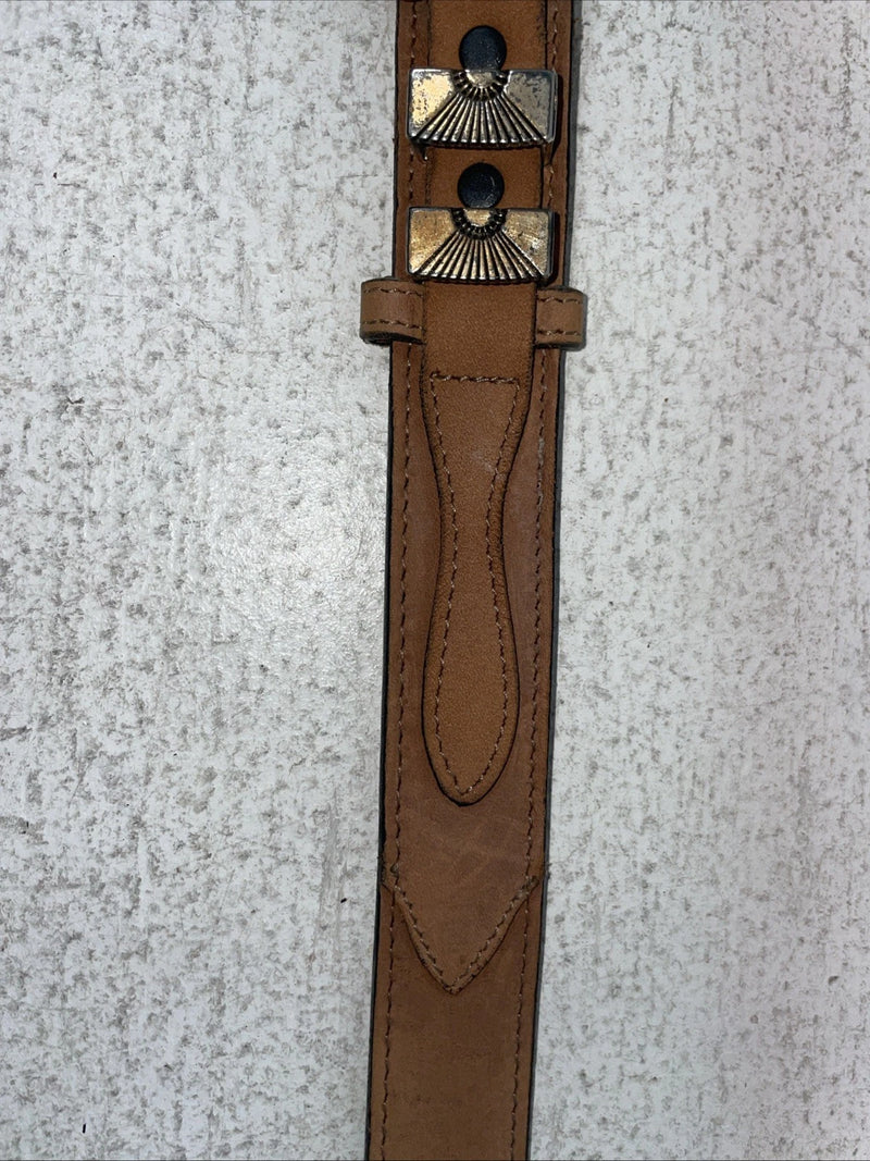 New Brown Genuine Leather 34” Belt #6987/28 Z-33