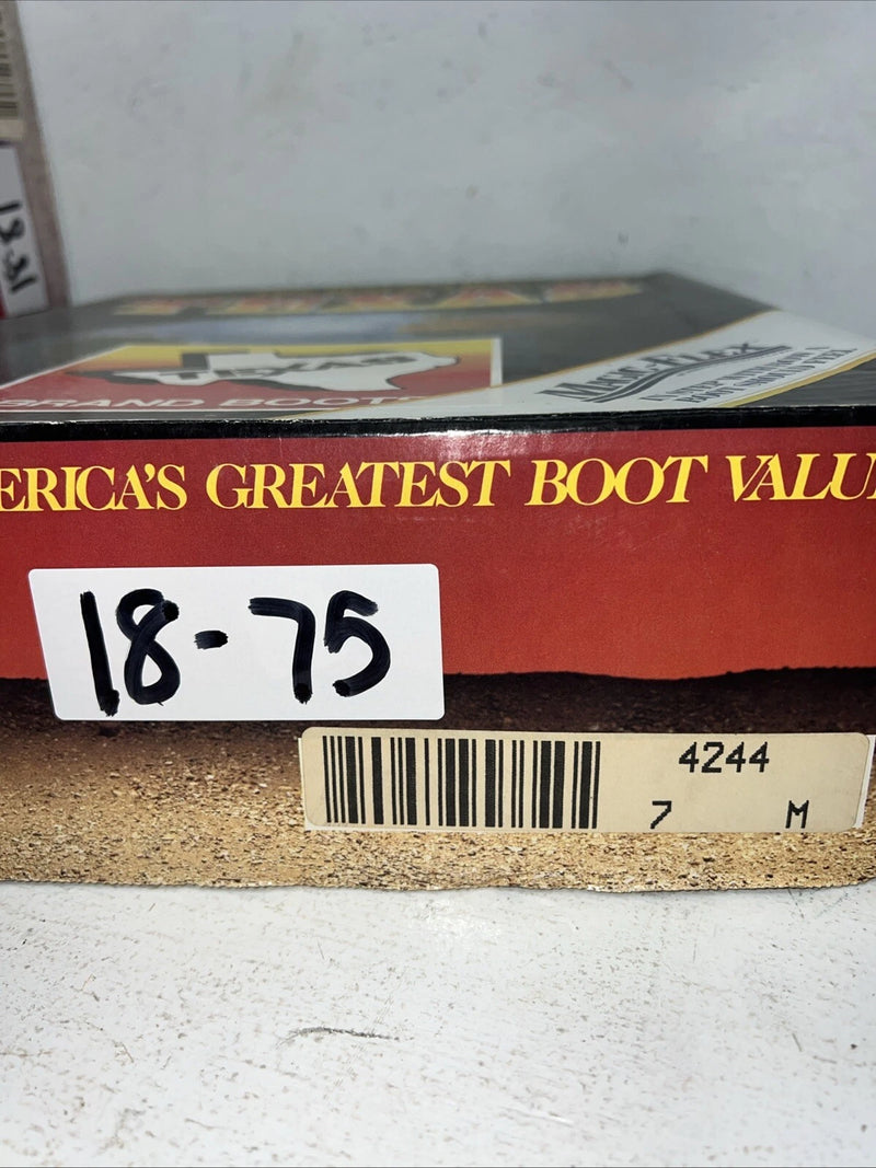 New Women’s Brown Texas Brand Cowboy Boots. 4244 7 M. 18-75
