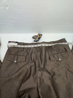 New Vintage Brown Circle S Polyester Pants #CP5791 SS-7