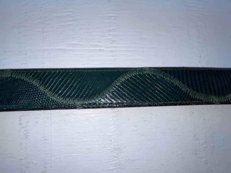 New Green Genuine Leather Nocona Stitched 40” Belt #1555/90/999 JJ-64