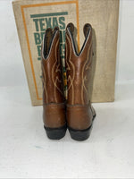 New Children’s Brown Texas Brand Cowboy Boots C191 9 D 24-20
