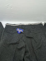 New Vintage Black Circle S Polyester Pants #CP4776 OO-3