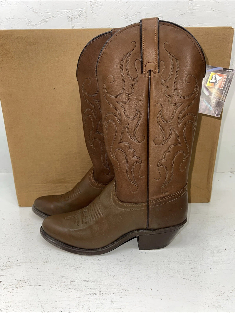 New Women’s Brown Texas Brand Cowboy Boots. 4931 6 M. 20-137