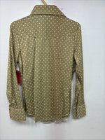 New Women’s Dickson Jenkins Green Dot Long Sleeve Pearl Snap Size 32 DD-97
