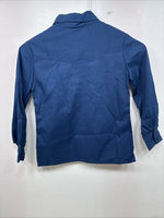 New Women’s Fenton Blue Long Sleeve Button Up Short Size 6 TT-113
