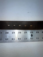 New Brown Genuine Leather Nocona Pendent And Tooled 30” Belt #1110202 JJ-27