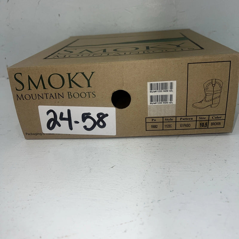 New Children’s Smoky Mountain Cowboy Boots. 1122c 10.5 10 1/2 D. 24-58