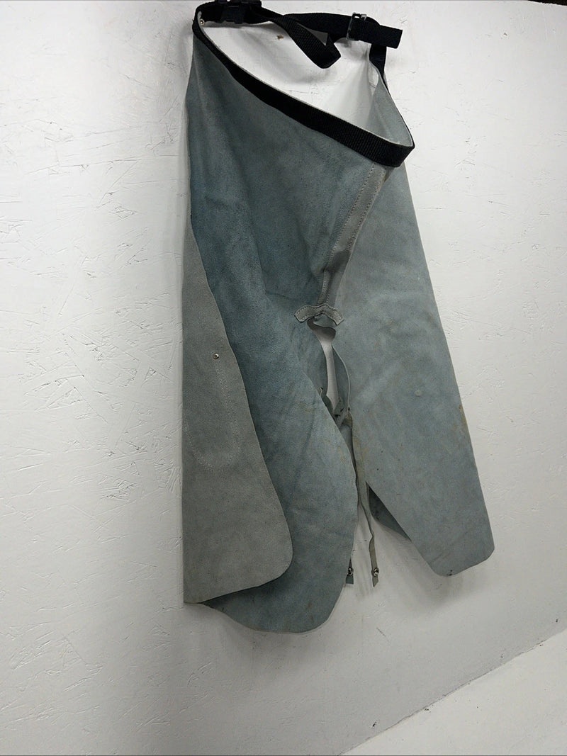 NOS Blue Farrier Chaps With Rasp Magnet Adjustable Waist 39” N-33