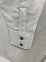 New Men’s White Horse White Tux Long Sleeve Button Up Undershirt XL H-87