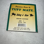 New Tuff Mate Black Riding And Show Leather Gloves Size 6 #1303 E-502