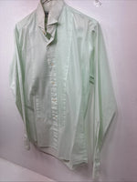 New Wayne Scott Green Long Sleeve Button Up English Shirt Small LL-69