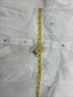New Boys ELY Cattleman White Long Sleeve Pearl Snap Size 10 DD-80