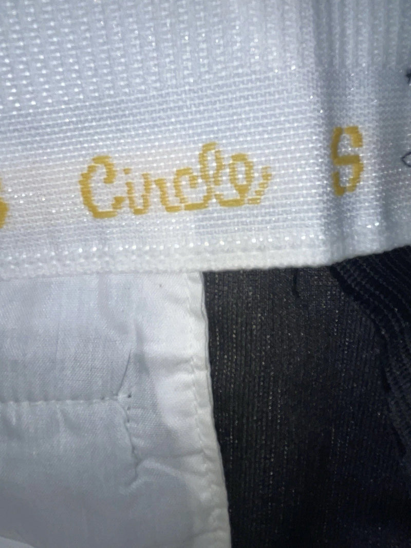 New Vintage Black Circle S Polyester Pants #CP5091 SS-33