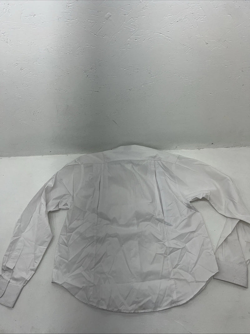New Women’s White Comfort Riders Long Sleeve English Shirt. 40 D-35