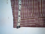 New Vintage Red Checkered Panhandle Slim Polyester Pants #8072 VV-107