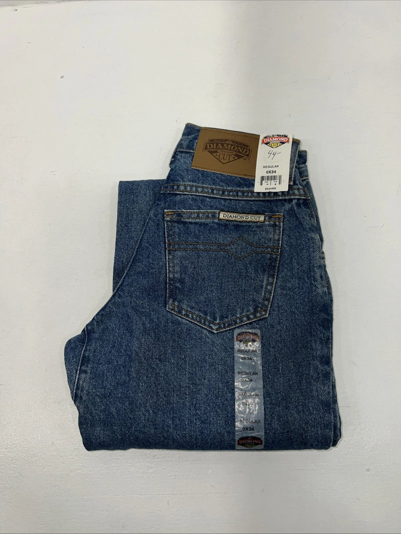 New Women’s Diamond Cut Slim Fit Regular Denim Jeans. 0x34 P-17