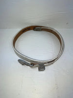 New White Genuine Leather Wrangler Tooled 28” Belt #4151 Z-135