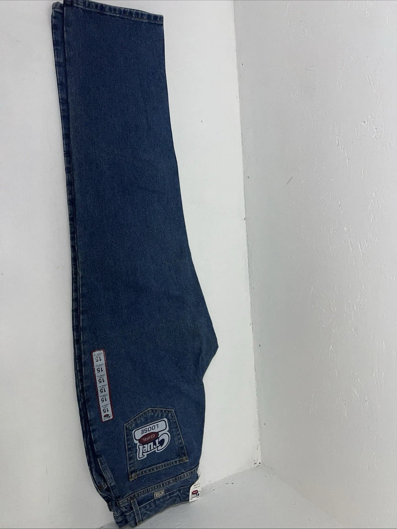 New Women’s Cruel Girl Loose Fit Denim Jeans. 15 Long K-1
