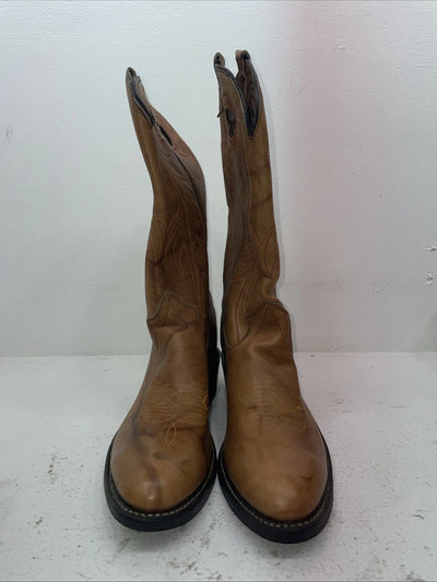 New Men’s Brown Texas Brand Cowboy Boots. 7844 11 B. 8-78