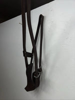 New Tough 1 Brown Leather Comfort Cribbing Collar #52-2500L W-54