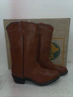New Women’s Brown Texas Brand Cowboy Boots. B 111 4 D. 2-64
