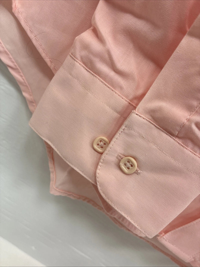 New Men’s Wayne Scott Pink Under Tux Shirt Long Sleeve Button Up Medium R-51