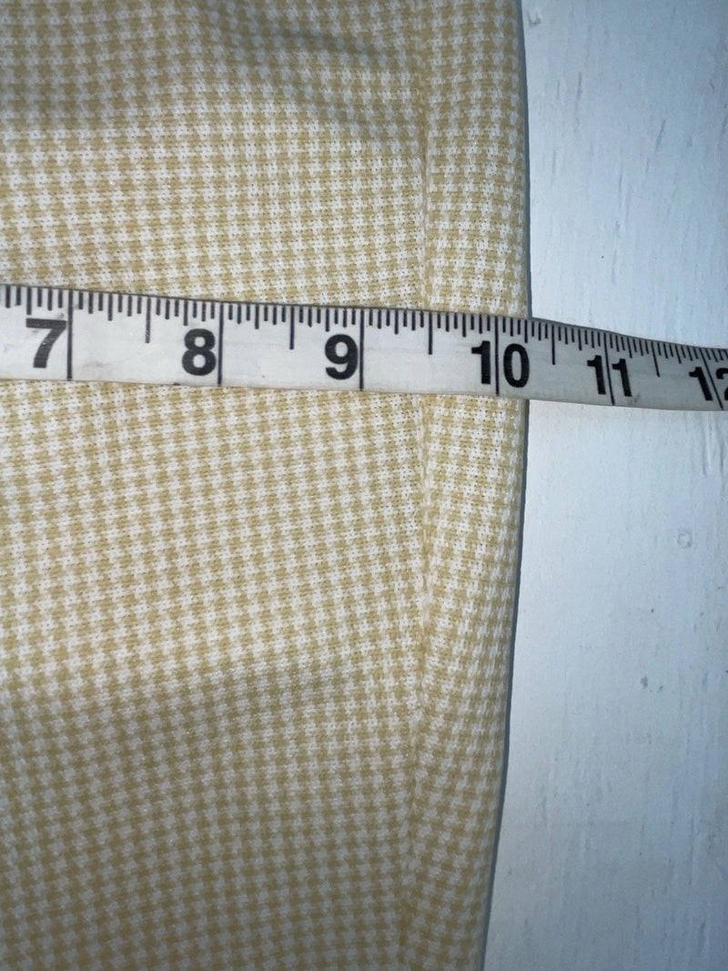 New Vintage Cream Checkered Dickson Jenkins Polyester Pants #502 XX-16