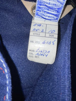 New Women’s Blue Lasso Short Sleeve Zip Up Shirt #A983102 3B-58