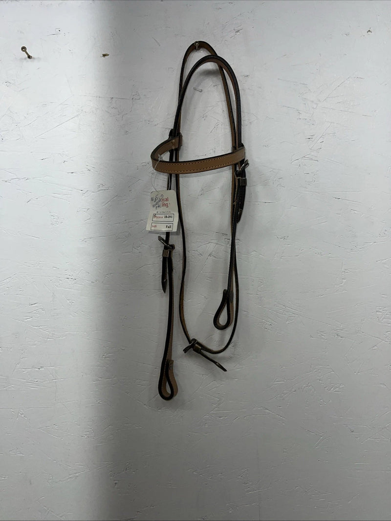 New Leather Royal King Brownband Headstall. Full #18-201 S-55