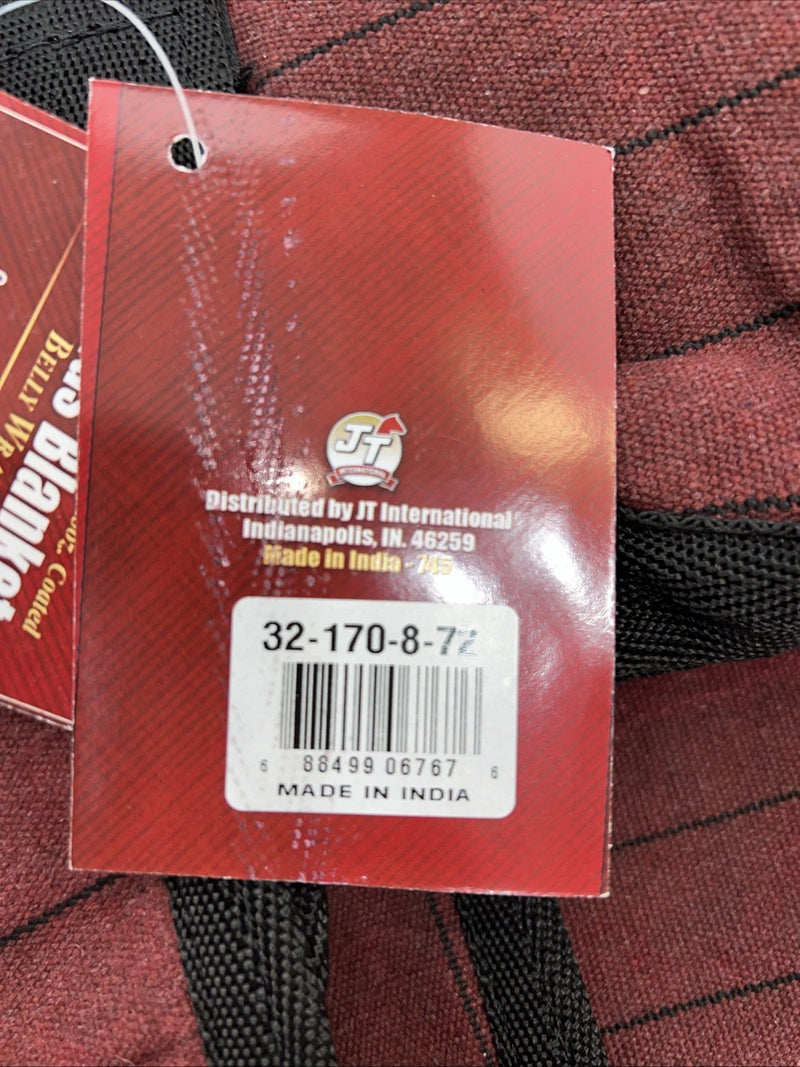 New Tough 1 Red Canvas 72” Belly Wrap Blanket #32-170 LLL-53