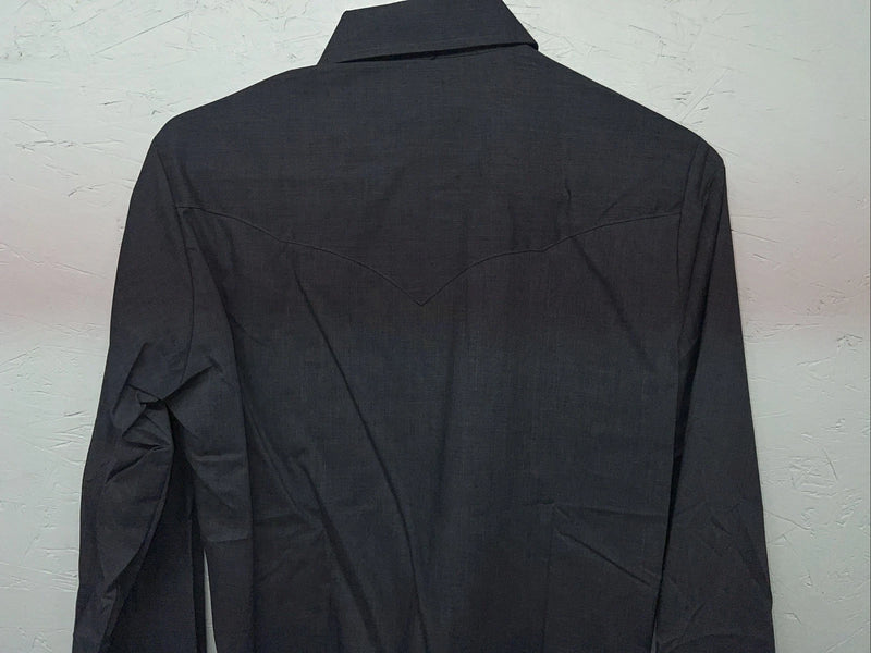 New Women’s Champion Westerns Navy Long Sleeve Button Up Shirt 14.5/33 3B-77