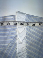 New Women’s Blue Striped H Bar C Long Sleeve Button Up Shirt #20119 3B-33