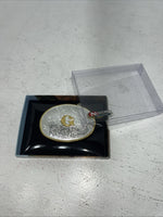 New Women’s Nocona Gold Silver “G” Belt Buckle. 37572-G A-115